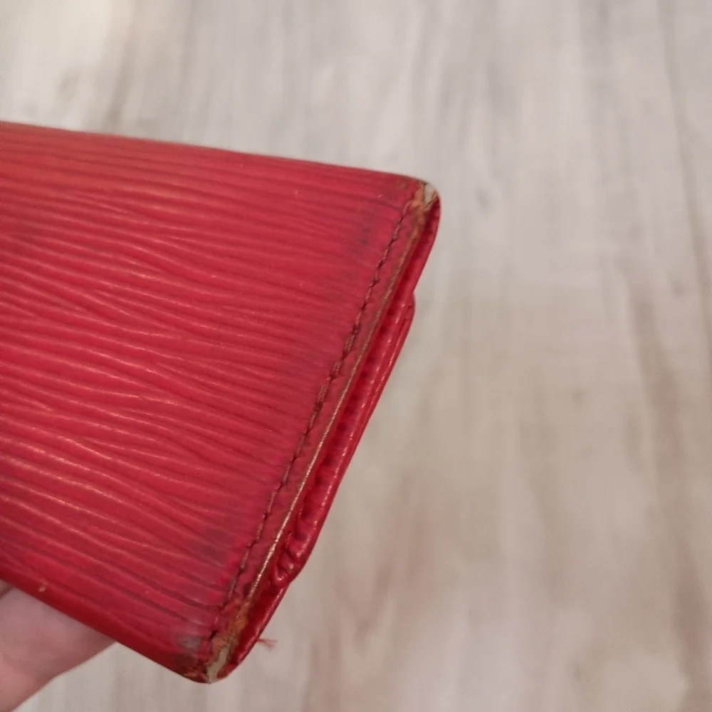 Louis Vuitton Red Epi Key Holder